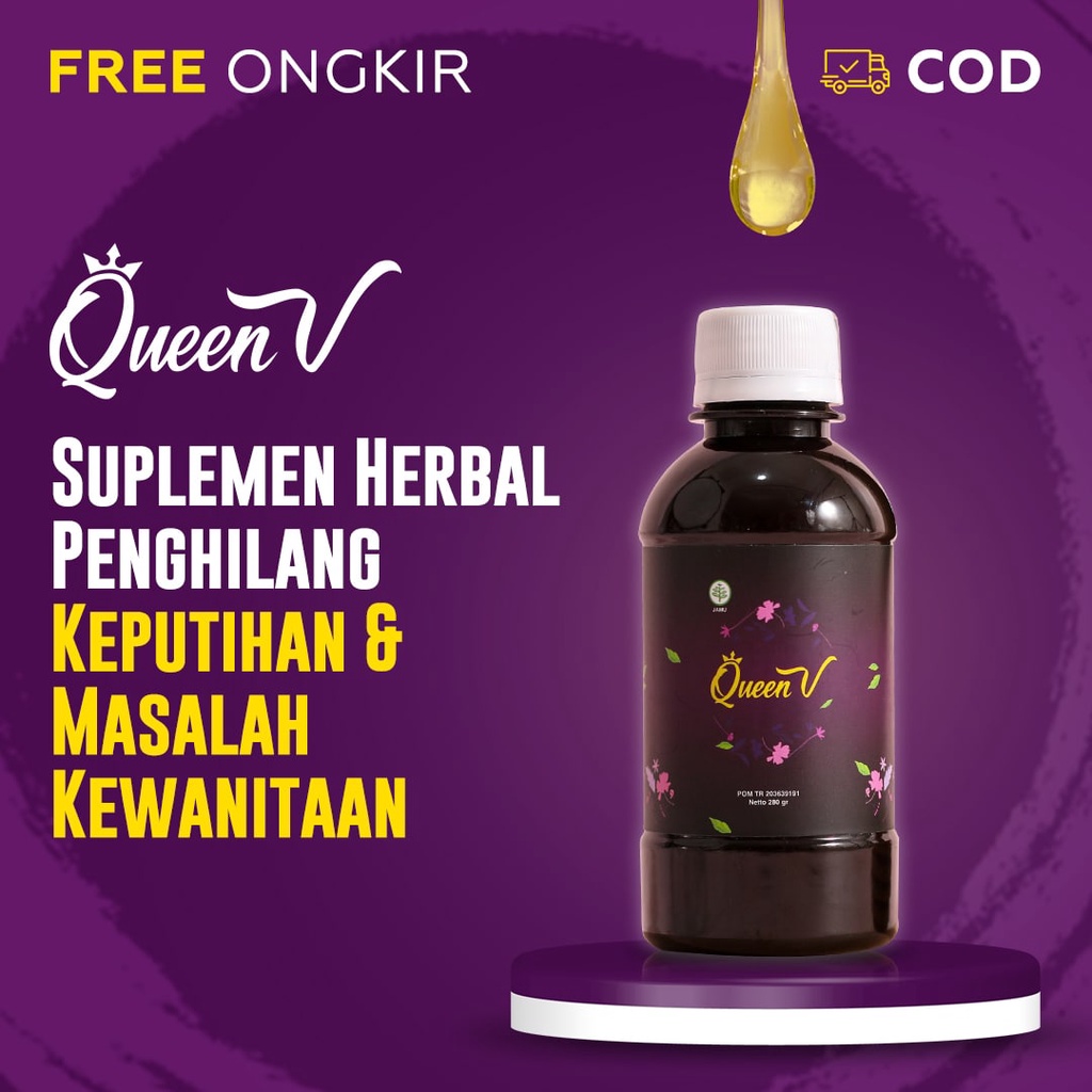 Madu Kewanitaan Queen V | Solusi Keputihan BPOM | Alami dan halal | FREE Dompet Kartu