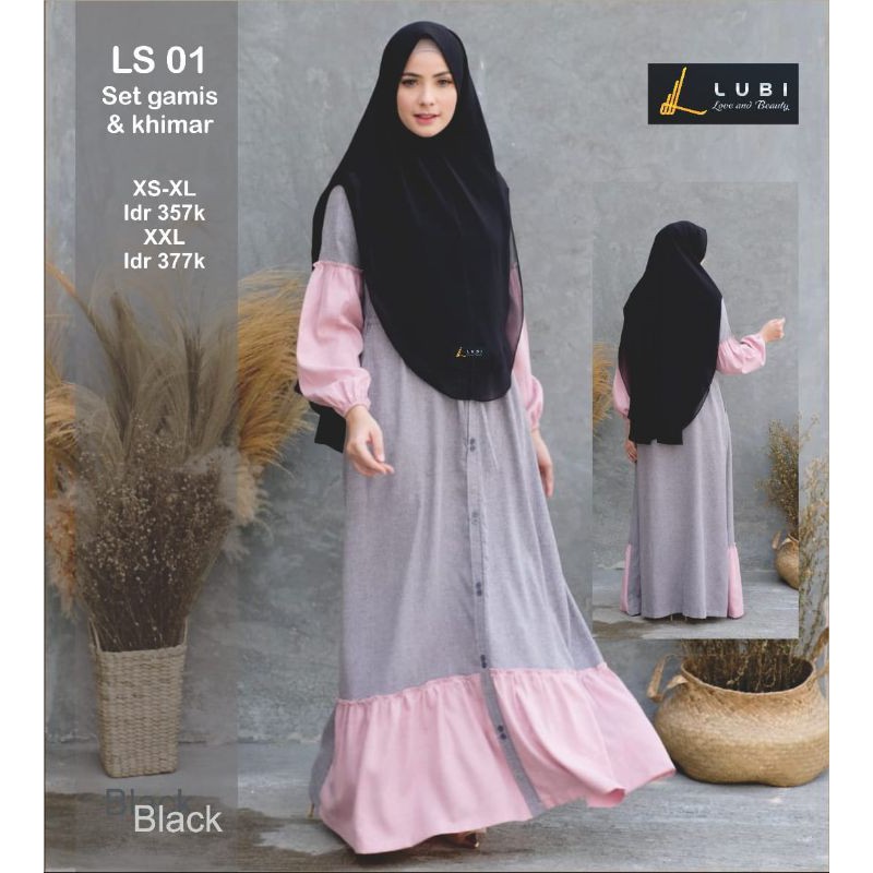 Lubi Gamis Cantik LS 01
