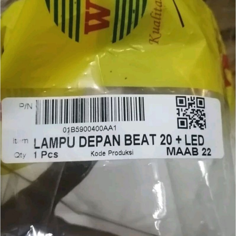 Reflektor lampu depan beat led 2020 win