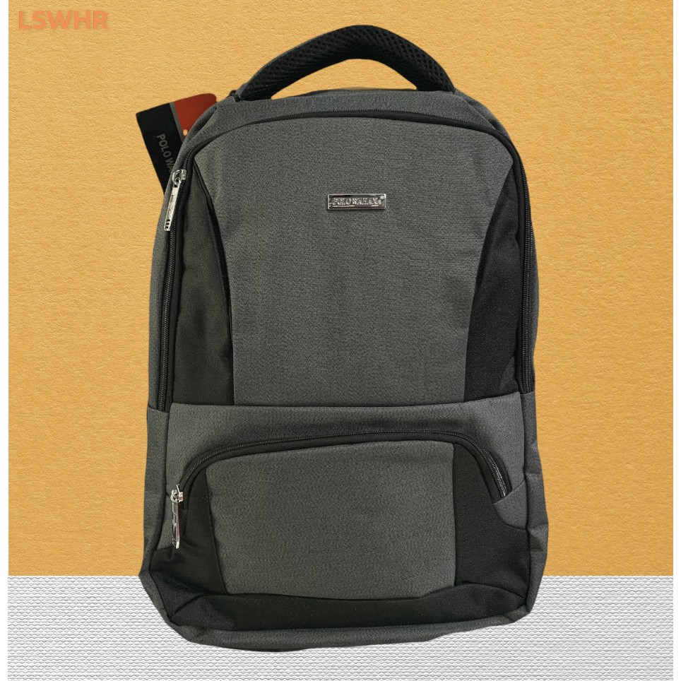 Tas Polo Wahana Grey - Tas Sekolah - Tas Kerja - Tas Bagus - Tas Keren - Tas Polo - Tas Cowok - Tas 
