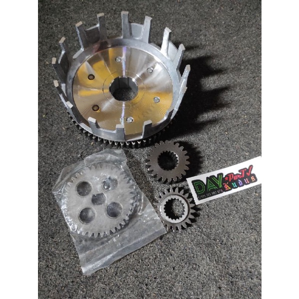 Drafgear Draf gear tanpa rumah kampas house kopling Viar 21-70 / 22-68 persamaan megapro dan tiger D