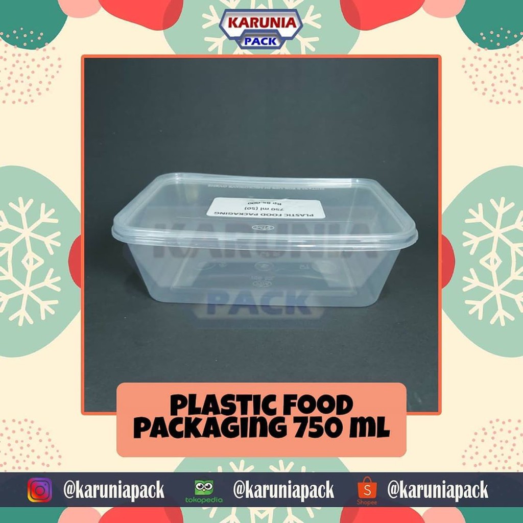 DM Thinwall Plastic Container 750 ml