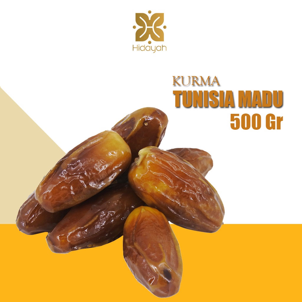 Kurma Tunisia Madu (Tanpa Tangkai ) 500 gr Deglet Tunisia Premium