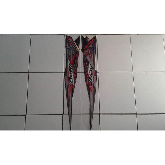 Barang Pilihan Stiker Motor Beat Iss Fi 2015 Hitam Shopee Indonesia