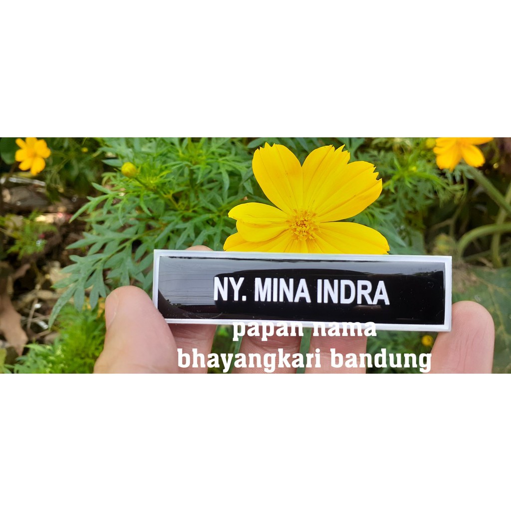 

Nametag, Papan Nama Dada, Bhayangkari, Persit, Magnet