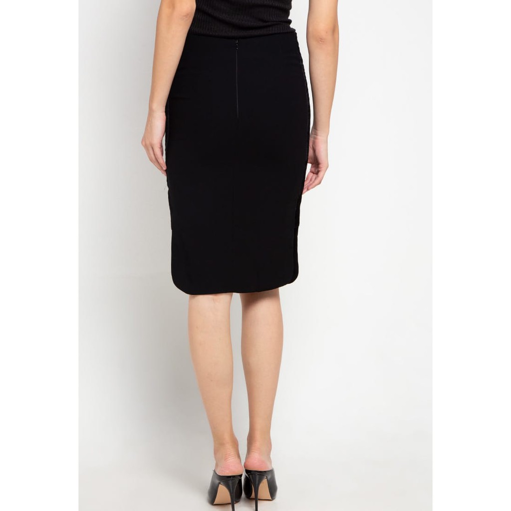 Rok Span Pendek Bahan Scuba / Pensil Skirt / Rok Midi Wanita