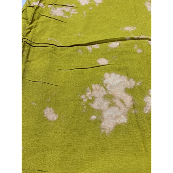 Celana Kulot Panjang Rayon Jumbo Tye Die Bali-Kuning-Cokelat