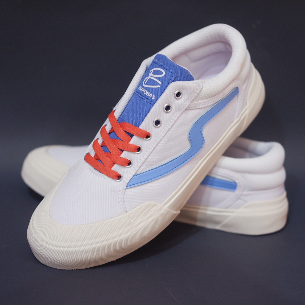 Patrobas Cloud Low White Blue