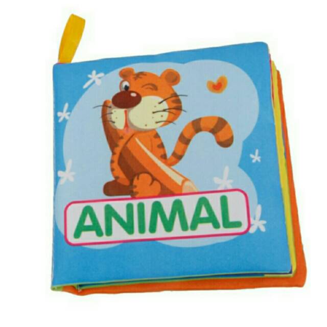 BUKU BANTAL BAYI MAINAN EDUKASI BU04 ANIMAL