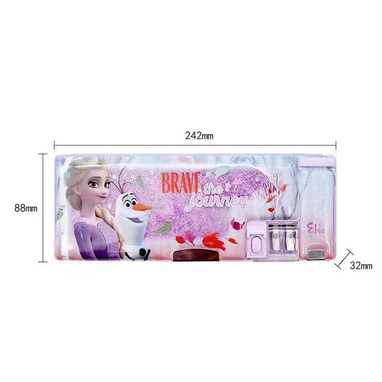 DISNEY FROZEN /SPIDERMAN ORIGINAL pop up pencil case magnetic/KOTAK PENSIL MAGNET DM28117F