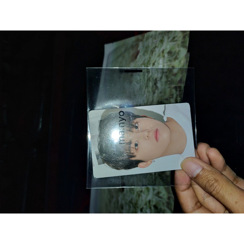 Photocard jeongwoo treasure manyo x gmarket bundle (booked)