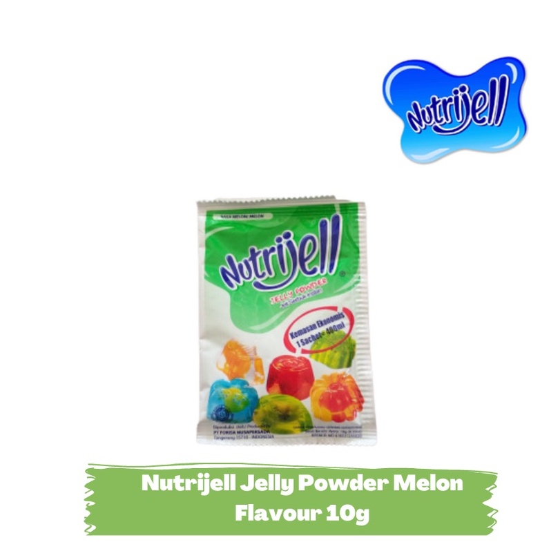 

NUTRIJELL MELON FLAVOUR JELLY POWDER 10g