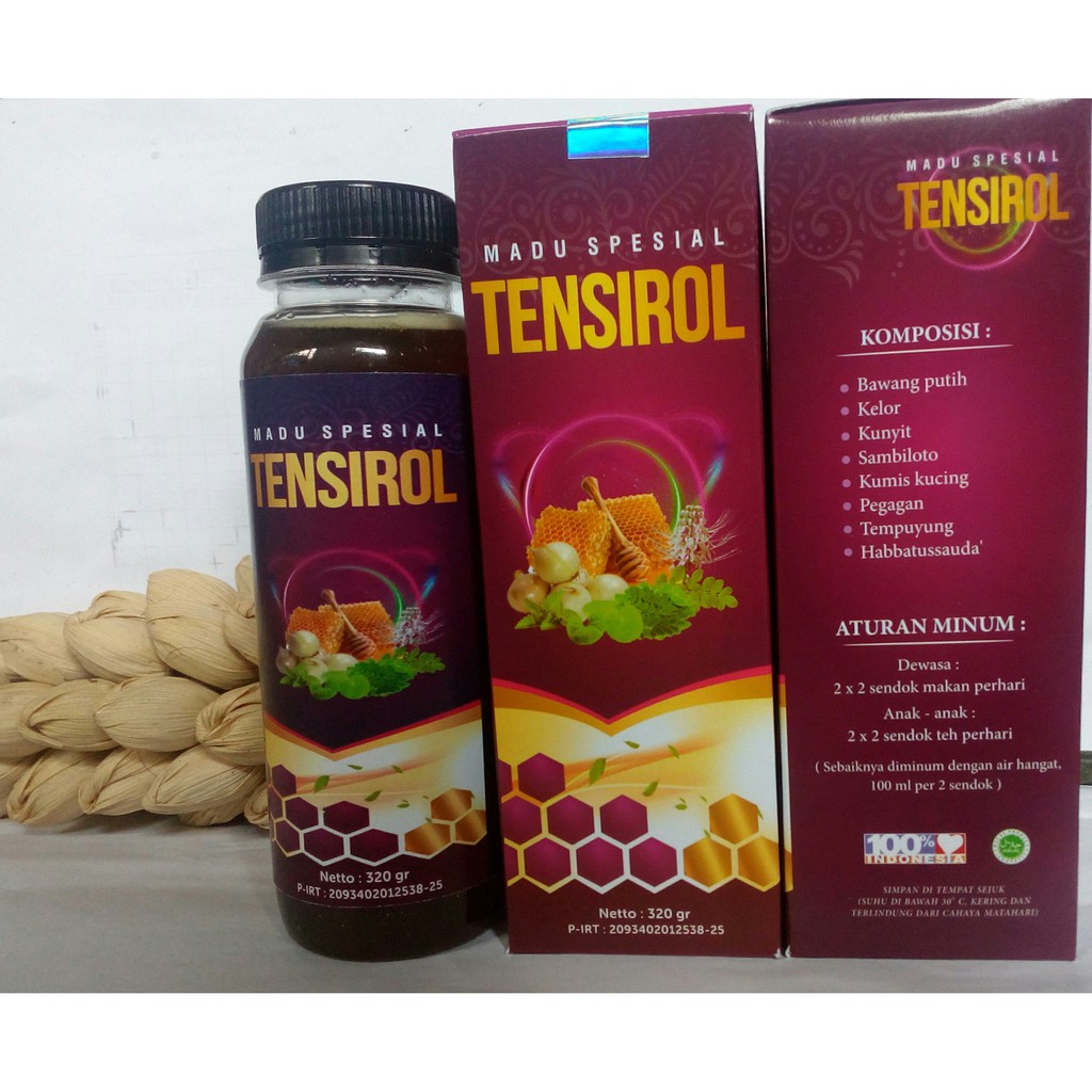 TENSIROL /Madu Spesial Tensirol/Madu Tensi/Madu Tekanan darah/ Madu Jantung,Stroke,dan Trigliserida