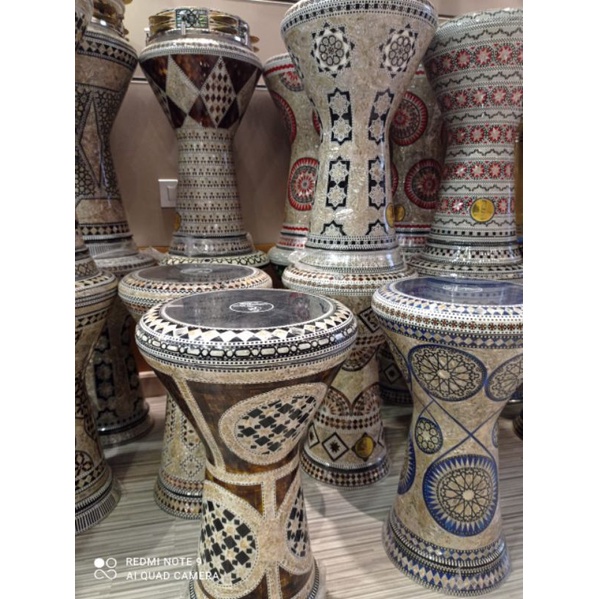 Darbuka Sombaty biasa Gawharet elfan gef ukuran 9 inch Import Mesir termurah