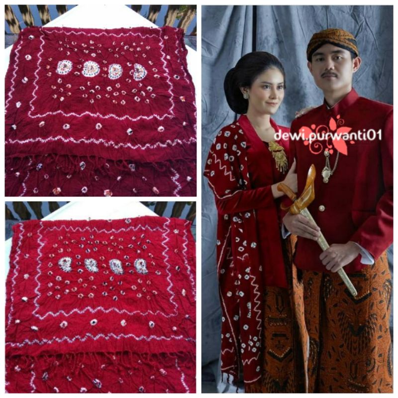 SLENDANG JUMPUTAN MERAH MARUN/MERAH TERANG