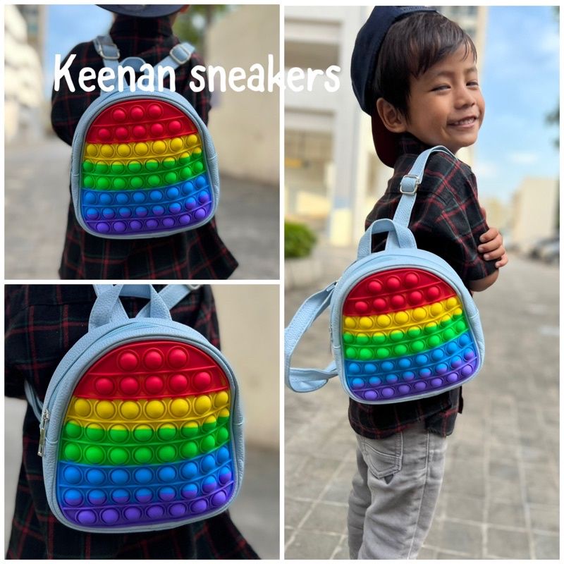 (READY) TAS POP IT RAINBOW DAN PASTEL TAS POP IT MURAH-8