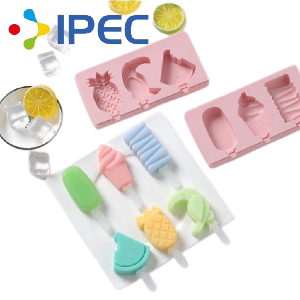 Cetakan Es Krim Silikon / Cetakan Ice Cream Popsicle Cetakan Coklat / CETAKAN puding BPA FREE