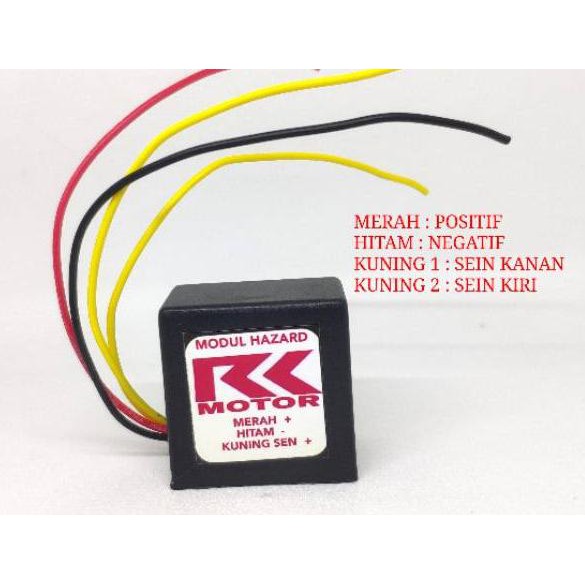 RUE MODUL HAZARD MOTOR TANPA SAKLAR - FLASHER HAZARD SEIN TANPA SWITCH - FLASHER SEIN HAZARD MW2