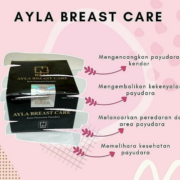 Ayla Breast Care / pengencang payudara yg kendur bpom / krim pengencang payudara / Terbukti  /masker