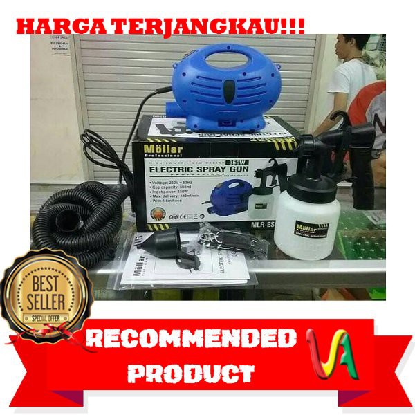 PAINT ZOOM - PAINT GUN - SPRAY GUN - SET MOLLAR ELEKTRIK LISTRIK