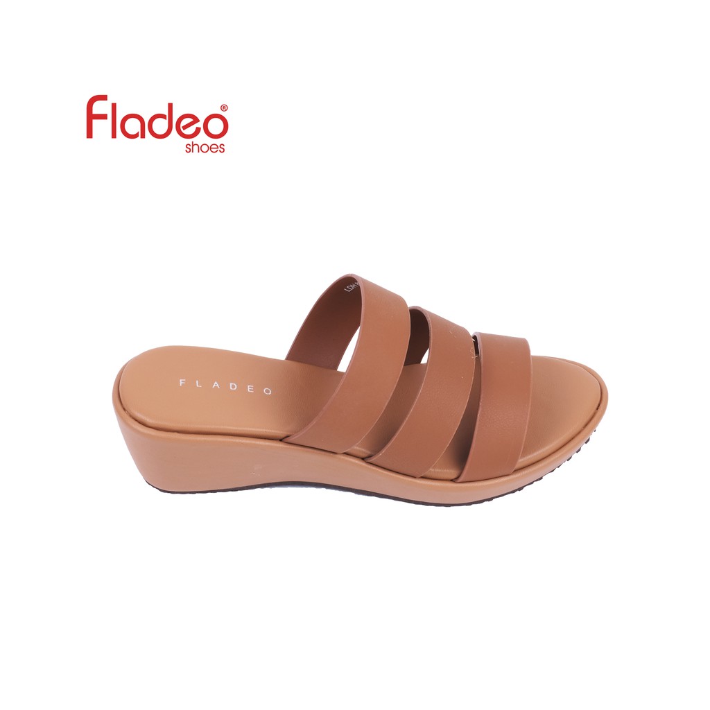 Fladeo C20/LDH83-3HI/sandal Wedges Slide Wanita [ Wedges Sandals ]-3