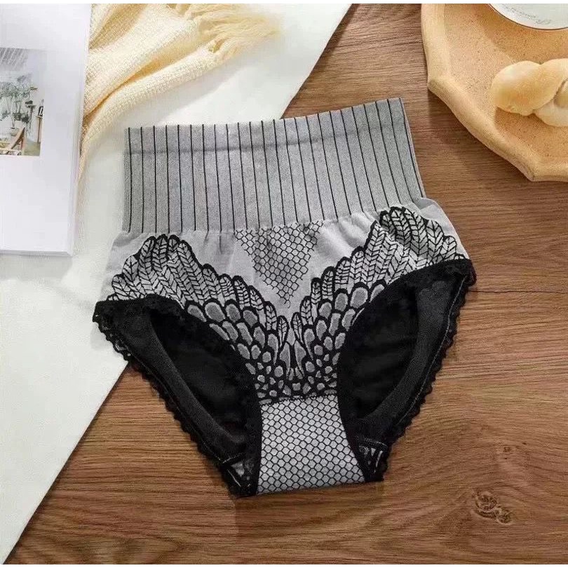 [ LINGERIE MASTER ] - (C-16) CELANA KORSET SLIMMING PANTS / PANTS Celana Dalam Sutra Wanita Original-C-16 Gray