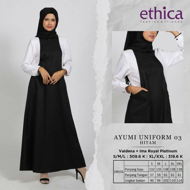 Gamis Dewasa Ethica Ayumi Uniform 03