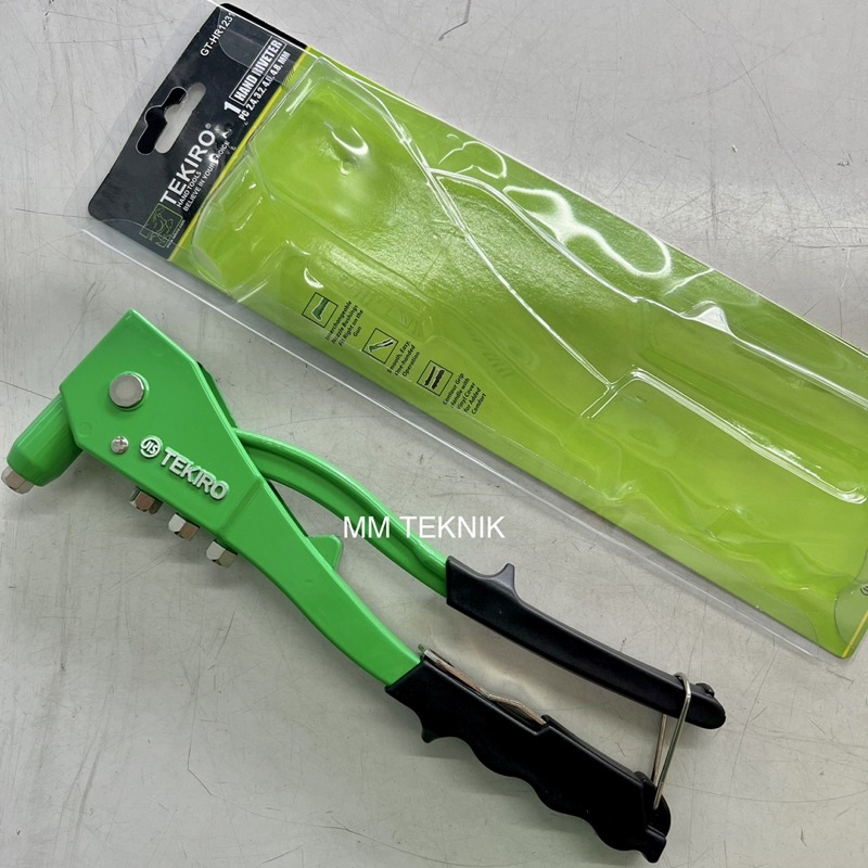TEKIRO Tang Rivet / Hand Riveter 2 - 10 MM Tang Rivet Hijau Tekiro