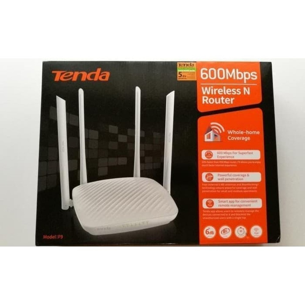 Kotak Dus Box Tenda F9 600Mbps Wireless N Router nego