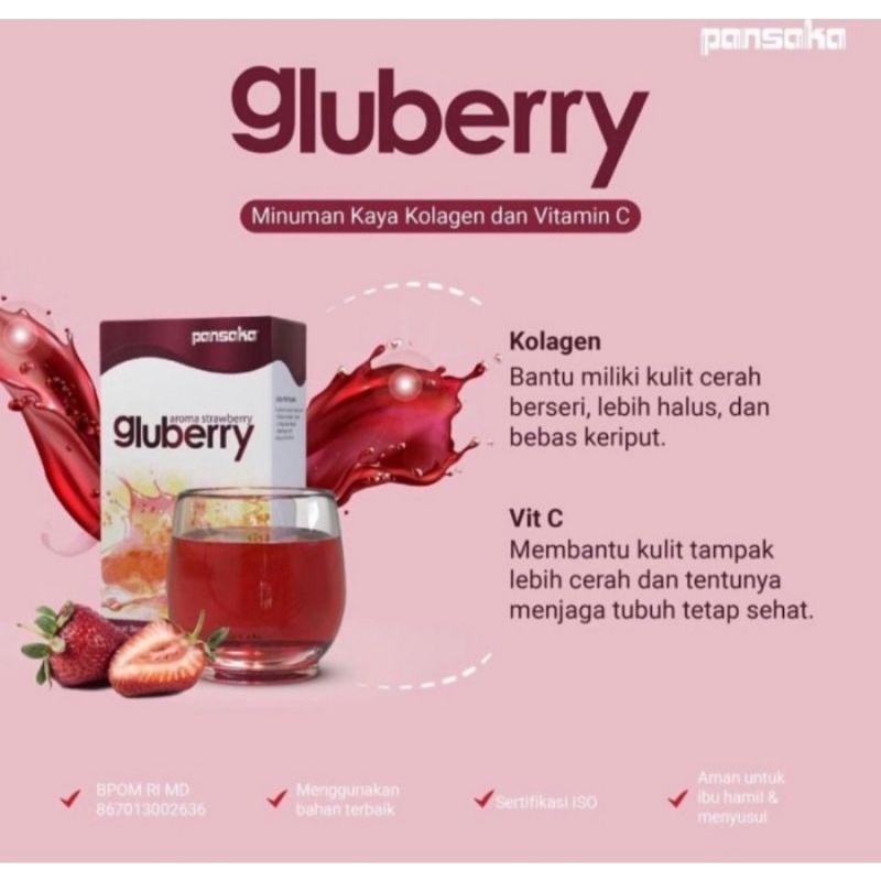 Gluberry Collagen Drink aroma Strawberry