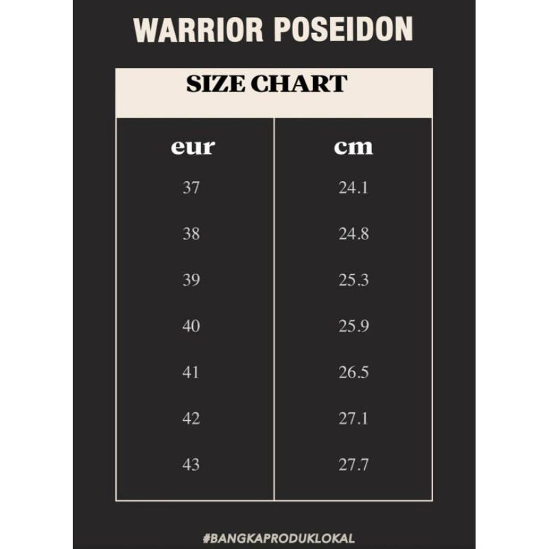 Warrior Poseidon Black White / White Black Original