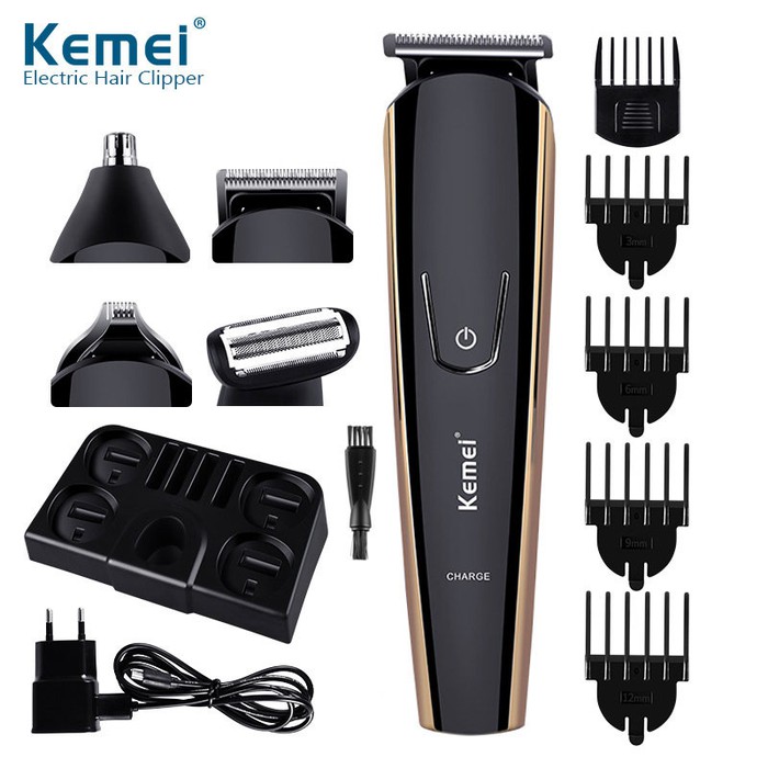 Kemei 526 / KM 526 Hair Clipper Alat Cukur Rambut Charger 8 in 1 KM-526 KM526