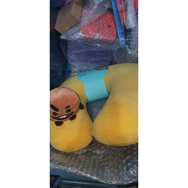 Ready Stock - BT21 Official Neck Pillow SHOOKY