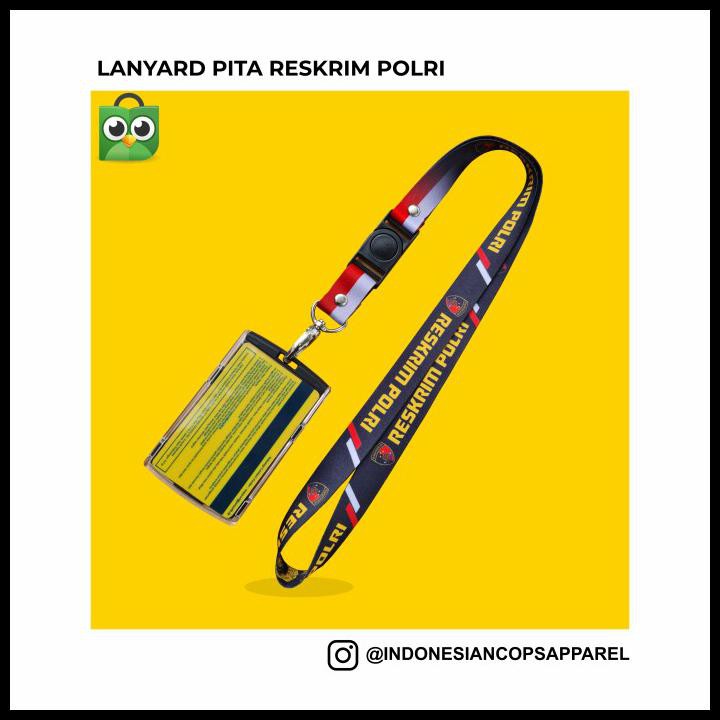 Lanyard Pita Reskrim Polri (Kalung Id Card)