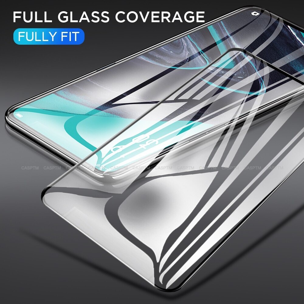 Promo Tempered Glass OPPO RENO 5 TG Layar FULL COVER Black Premium Anti Gores Kaca