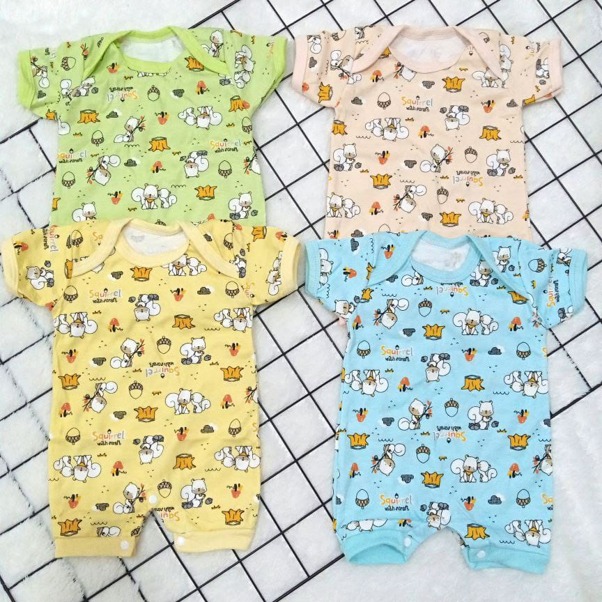 Jumper Bayi Pendek Polos SNI - Romper Fashion Babby Motif FULLPRINT (SNI) - Jumper Bayi Bodysuit Motif Full Sablon Jumper Bayi Newborn SNI