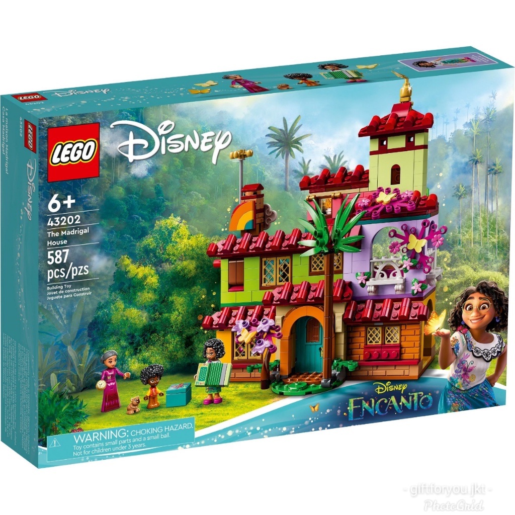 Lego Disney Encanto 43202 The Madrigal House Mainan Anak Bricks Figure Toy Kid Movie Film Cartoon Ka