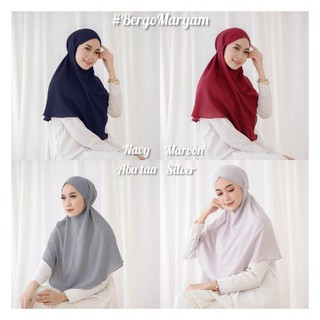 NEW Jilbab Instant Bergo Maryam Murah Real Pic Shopee 