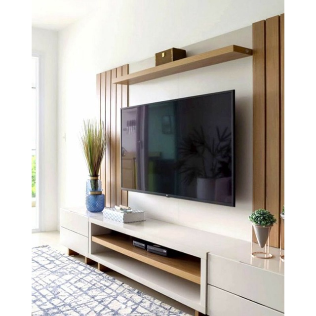 backdrop tv & meja tv