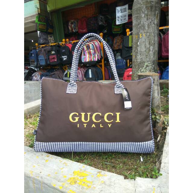 SALE Tas TRAVEL gucci / Tas Travelbags Tas Mudik Tas jinjing