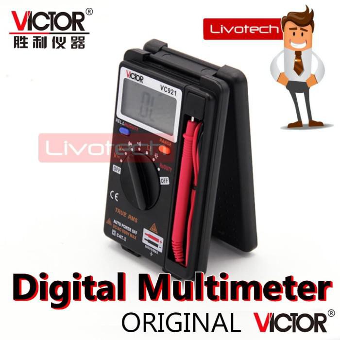 MULTITESTER DIGITAL VICTOR VC921 MULTI METER AVO AVOMETER VC 921 ORI