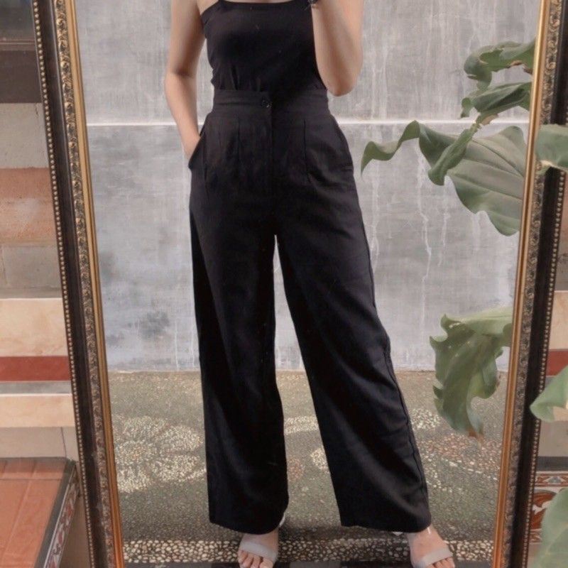 CELANA KULOT LINEN  PREMIUM HIGHWAIST // SEOUL KULOT LINEN LAURA SLIM