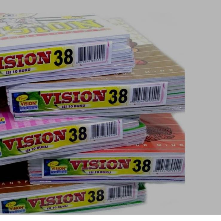 

Big Sale.. buku tulis vision 38 lembar Murah 1 pack isi 10 buku