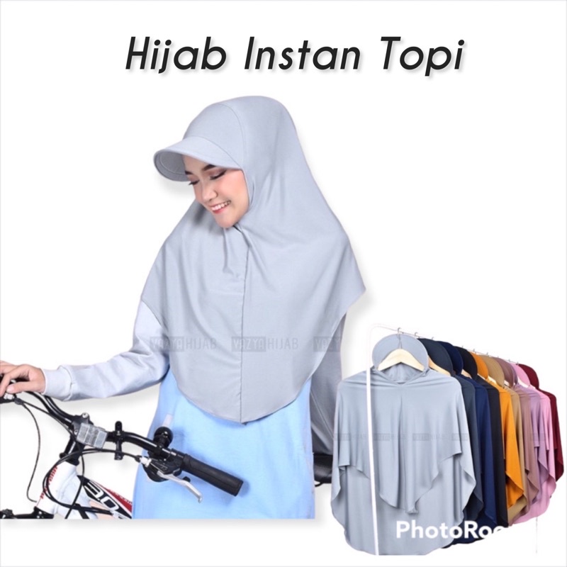 Hijab Instan Topi Sporty Hijab Olahraga Topi Hijab Golf Hijab Olahraga Jersey
