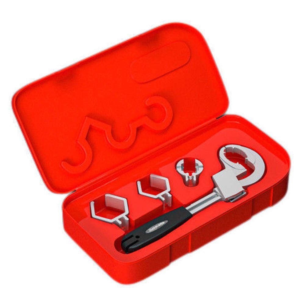 Preva Adjustable Spanner Multifungsi Hand Tools Multifungsi Pipa Air Kamar Mandi Pembukaan Besar Kunci Pipa