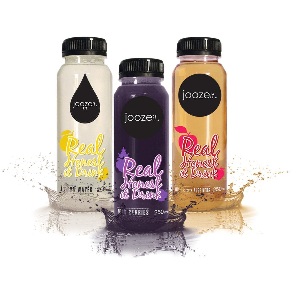 

Joozeit - RTD Juice (Lemon Water, Mixberries, Apple with Aloe Vera)