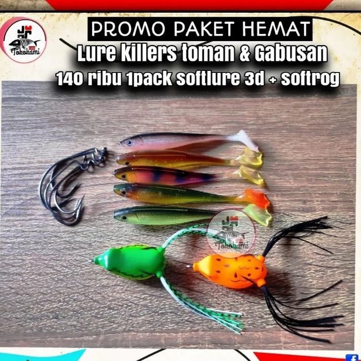 lure gabusan & toman free box lure
