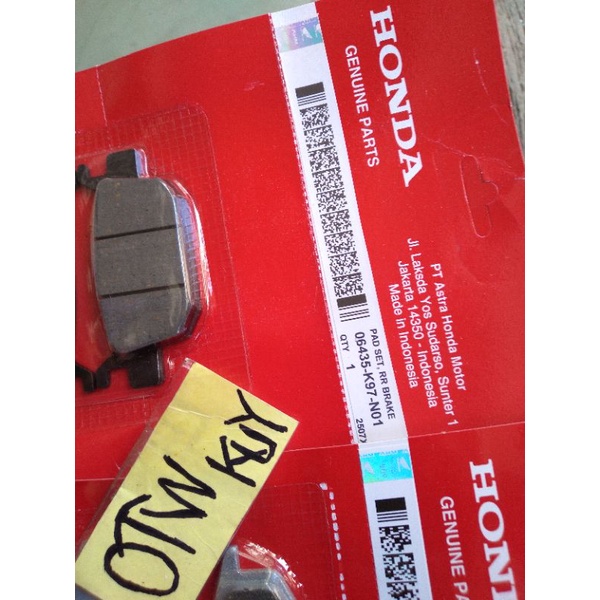 Kampas rem Dispad set depan belakang ADV 150 160 PCX 150 160 TIPE ABS