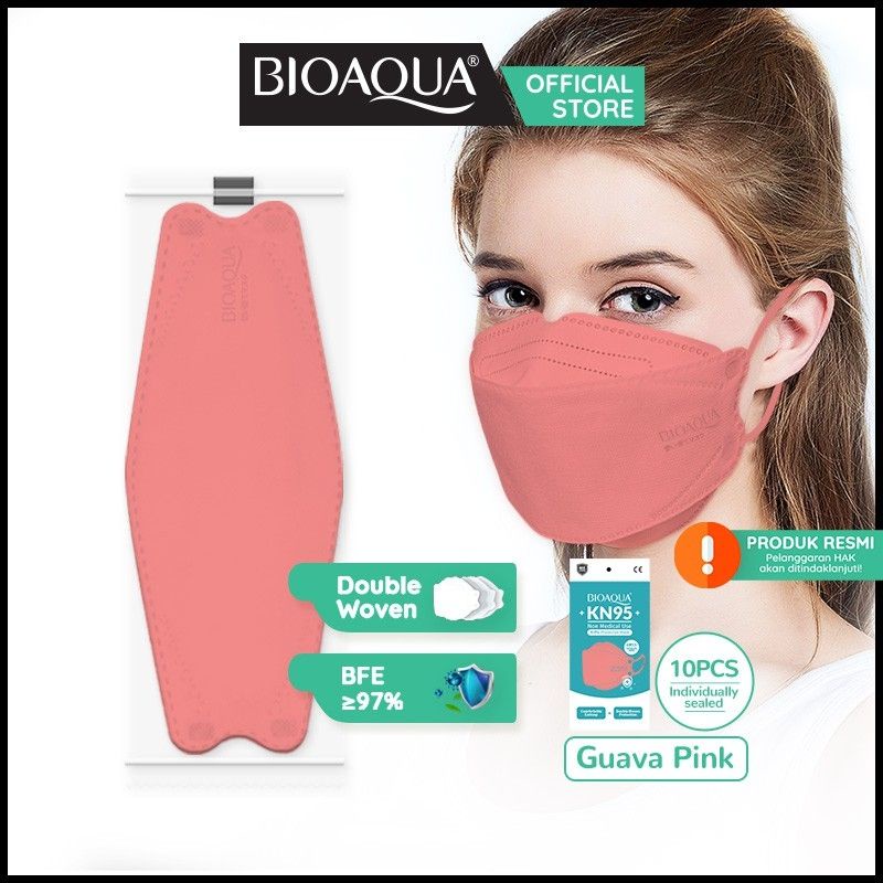 BIOAQUA KN95 EVO MASKER 4PLY (SATUAN)