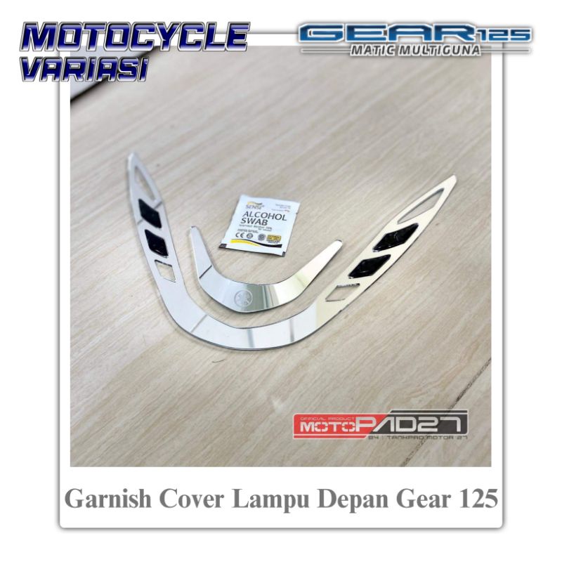 Garnish Lampu Depan Yamaha Gear 125 Cover Lampu Depan Yamaha Gear 2022